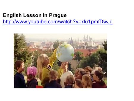 English Lesson in Prague