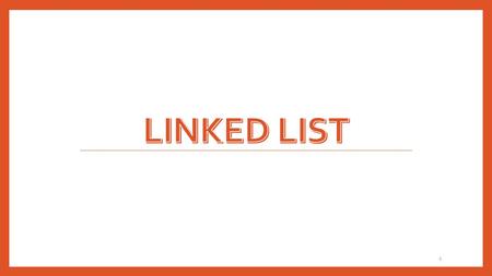 1. Circular Linked List In a circular linked list, the last node contains a pointer to the first node of the list. In a circular linked list,