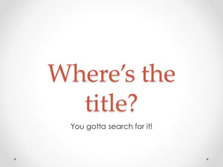 Where’s the title? You gotta search for it!. PotW Solution String s = new Scanner(System.in).next(); int[] prev = new int[s.length() * 2 + 2]; Arrays.fill(prev,