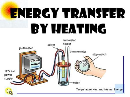 Energy transfer by heating Temperature, Heat and Internal Energy.