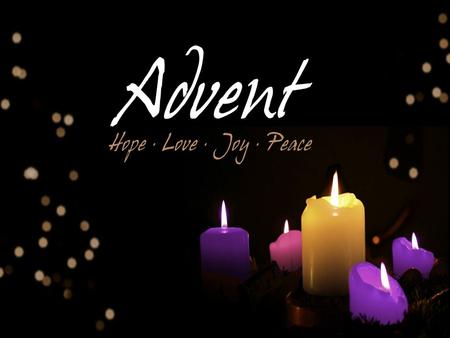 On Sunday, we began our Advent journey towards Christmas Over the next four weeks we make our preparations and get ourselves ready inside to meet Jesus.