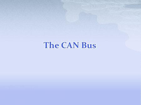 Controller Area Network (CAN) is a broadcast, differential serial bus standard, originally developed in the 1980s by Intel and Robert Bosch GmbH, for.