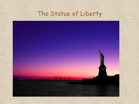 The Statue of Liberty. The Statue of Liberty is a majestic copper sculpture that towers above Liberty Island at the entrance of New York Harbor in Upper.