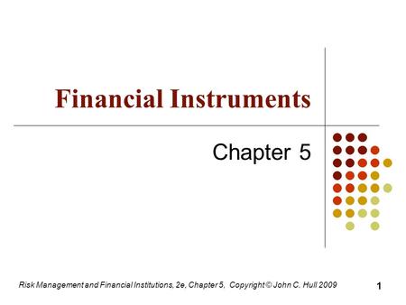 Financial Instruments