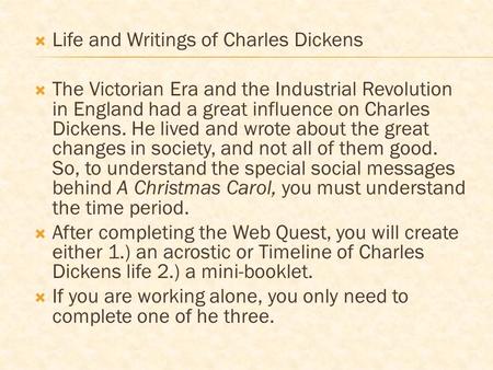 Life and Writings of Charles Dickens