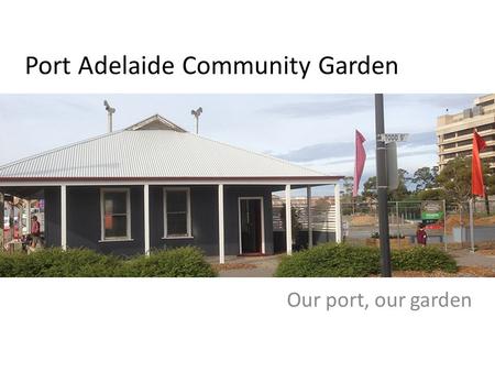 Port Adelaide Community Garden Our port, our garden.