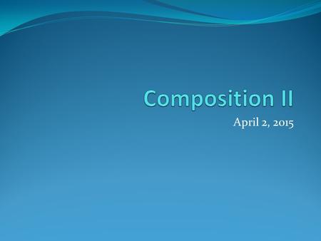 April 2, 2015. For Today Review of Google Research Techniques and Software Email to me (10 points) Google Scholar Google Books Google Search.