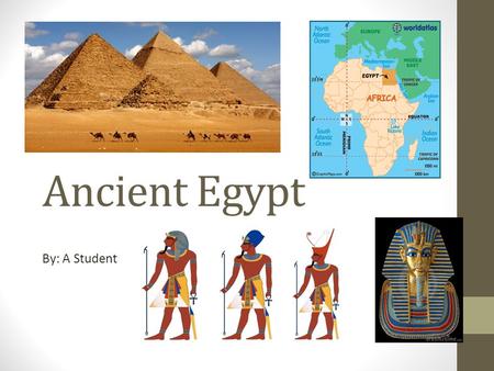 Ancient Egypt By: A Student. Pyramids They were made of mud bricks. The first pyramid had a flat roof. Pyramids were built by slaves of the king. Builders.