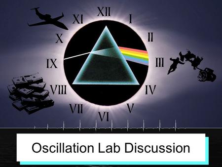 1 Oscillation Lab Discussion. 2 BrO 3 -1 + 5Br -1 + 6H +1 → 3 Br 2 + 3 H 2 O then:BrO 3 -1 + 5Br -1 + 6H +1 → 3 Br 2 + 3 H 2 O then: Br 2 + CH 2 (CO 2.