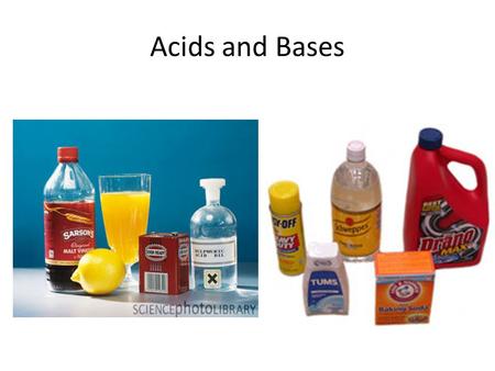 Acids and Bases. Arrhenius Acid & Base Which beaker contains a base?