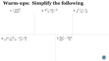 By the end of this section, you will be able to: 1. Determine the LCM of polynomials 2. Add and subtract rational expressions Class notes from ___________.