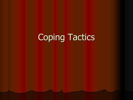 Coping Tactics. In spite of their preparation and skills, interpreters, even those with a solid reputation and long professional experience, do encounter.