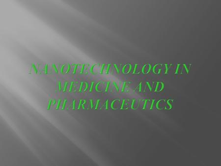 Tissue engineering uses an artificially stimulated cell proliferation by using suitable supports made of nanomaterials, and growth factors. As an example,