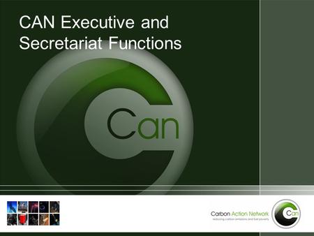 CAN Executive and Secretariat Functions. Executive Board Work Programme Executive and Secretariat wish to review their work to assess whether its providing.