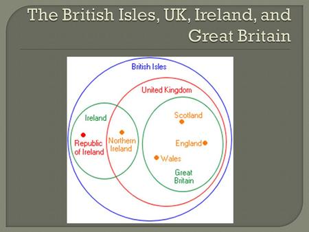  17 th century-Much land in northern Ireland colonized by English and Scottish Protestants  1800s-Economic differences separated the north and south.