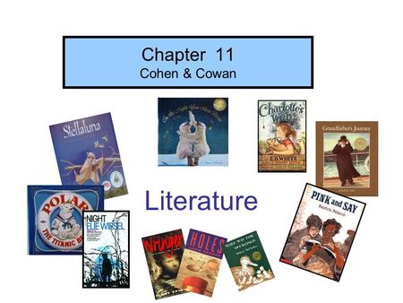 Chapter 11 Cohen & Cowan Literature. Key Terms l Newbery Medal Narrative text Expository text Genre Biography Autobiography Caldecott Medal Nonfiction.