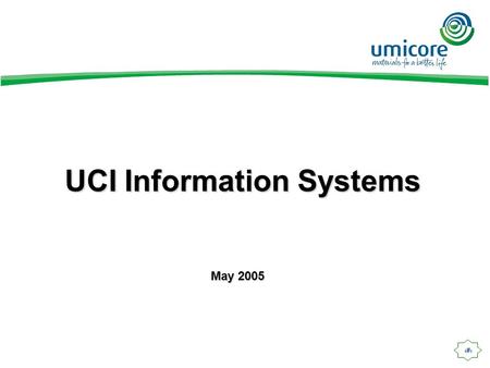 UCI Information Systems