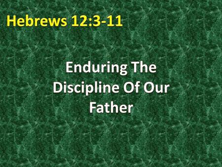 From the Opposition and Hostility of Sinners (v. 3) Short of martyrdom – Death (v. 4, Heb. 10:33-34) The Pain and Suffering.