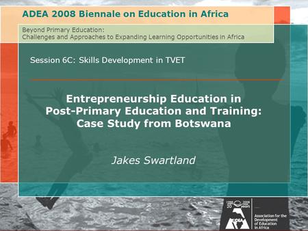 Beyond Primary Education: Challenges of and Approaches to Expanding Learning Opportunities in AfricaAssociation for the Development of Education in Africa.