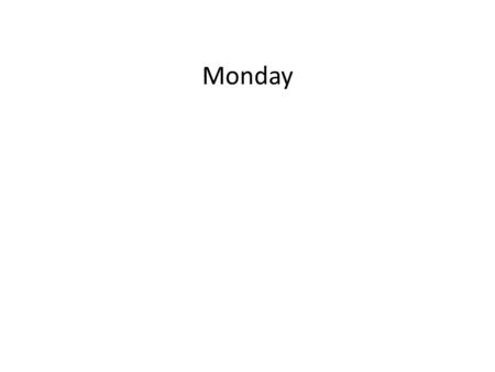 Monday. Read p171 and respond to the following prompts silently on your bell-ringer/exit ticket handout: 1.Why is communication between the external and.