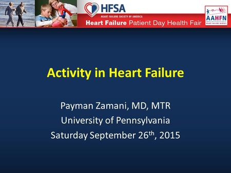 Activity in Heart Failure