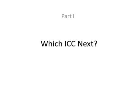 Which ICC Next? Part I. De Anza College provides an academically rich, multicultural learning environment that challenges students of every background.