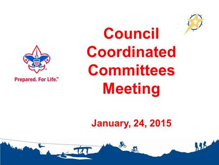 Council Coordinated Committees Meeting January, 24, 2015.