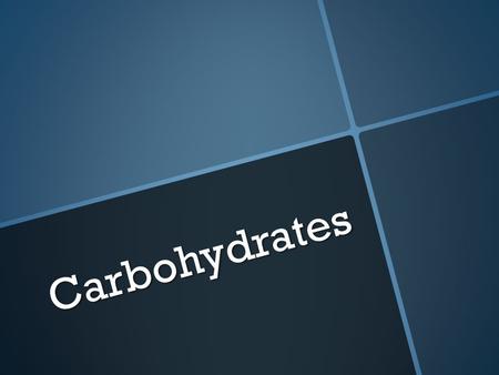 Carbohydrates Carbohydrates. What are Carbohydrates  An organic compound that is the body’s main source of energy.  They are found mainly in plants.