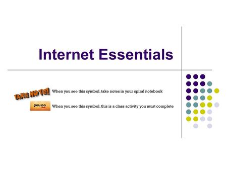 Internet Essentials.