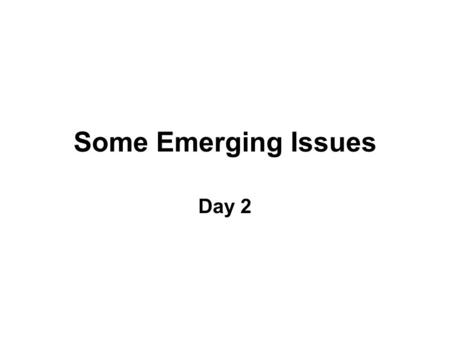 Some Emerging Issues Day 2. Broad Issues Identity of the Salesian Cooperator: Who are we? –Foundational (for youth & within the SF) –Tradition, history.