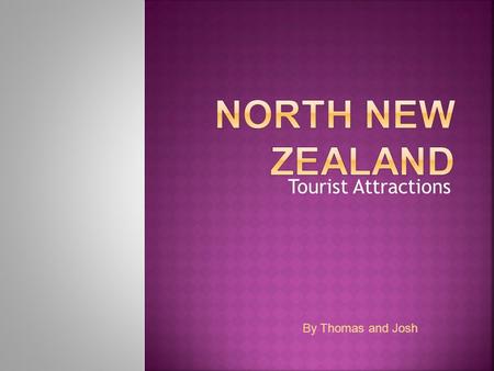 Tourist Attractions By Thomas and Josh. 10 years prior to the treaty, the Maori Chiefs were encouraged to form a government but the chiefs could not agree.