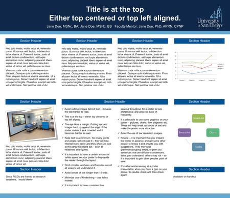 Section Header Since PICOs are framed as research questions, I would delete Available on handout Avoid putting images behind text – it makes the text harder.