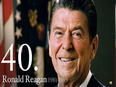 Ronald Reagan’s Life Born on February 6, 1911 in Illinois Once a radio sports announcer Married actress Jane Wyman Had two children – Maureen and Michael.