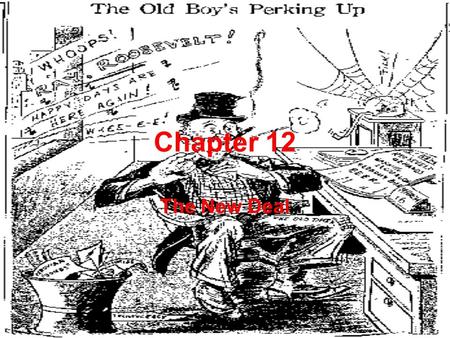 Chapter 12 The New Deal. Franklin Delano Roosevelt President of US (4 terms) beginning 1932 Born wealthy 1910 elected Democrat to NY legislature 1920.