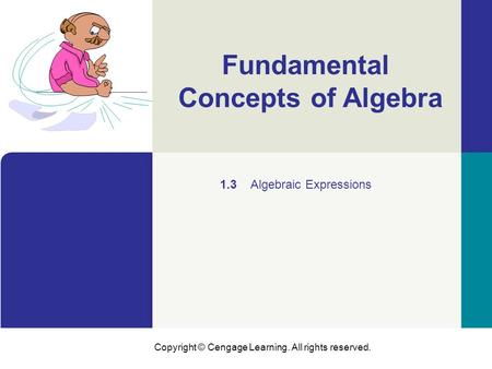 Fundamental Concepts of Algebra