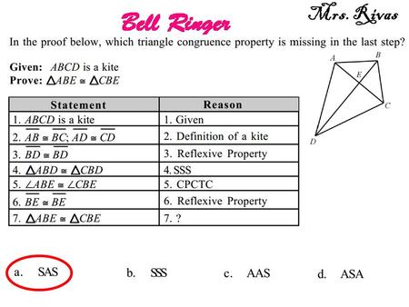 Mrs. Rivas. International Studies Charter School.