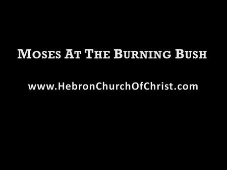 Moses believed he would deliver Israel  Chose affliction with Israel over Egyptian privilege, Heb. 11:24-26  Confused when Israel rejected him, Acts.