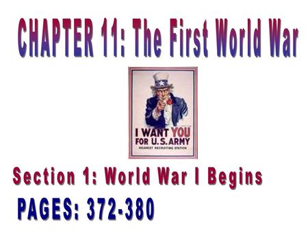 1.NATIONALISM – a devotion to the interests and culture of one’s nation –Leads to competitive and antagonistic rivalries among nations –Feared Germany’s.