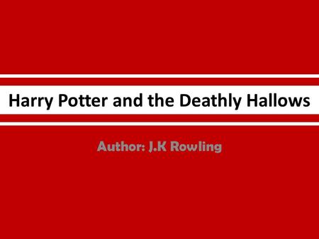 Harry Potter and the Deathly Hallows