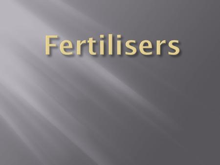  A fertilizer or manure contains one or more of the essential elements e.g. Nitrogen, Potassium, Phosphorus, Calcium, Magnesium etc.  It is applied.