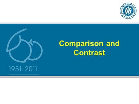 Comparison and Contrast. Warm-up 华闵 vs. 秋实 韩剧 vs. 美剧 家乡 vs. 上海.