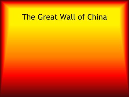 The Great Wall of China. The great wall of China is 50,000* kilometers, or approximately 31,070 miles. *When including all the walls built in different.