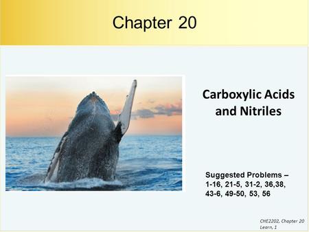 Carboxylic Acids and Nitriles