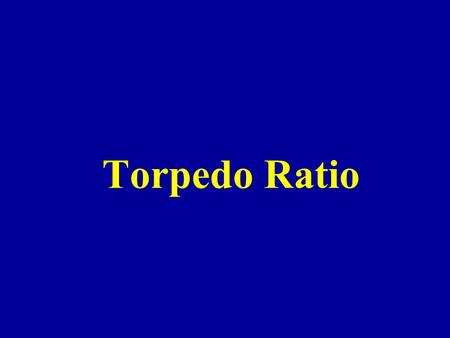 Torpedo Ratio. Briefing by: Christopher R. McCall Earnings Performance Stock Price Performance Data Source: Article by Claudia Mott Prudential Securities.