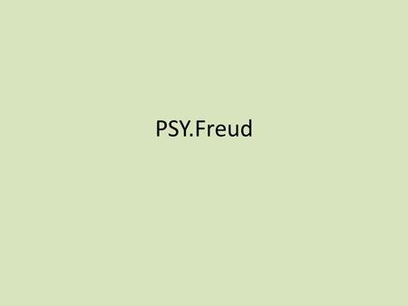 PSY.Freud.