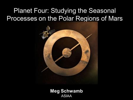 Planet Four: Studying the Seasonal Processes on the Polar Regions of Mars Meg Schwamb ASIAA.