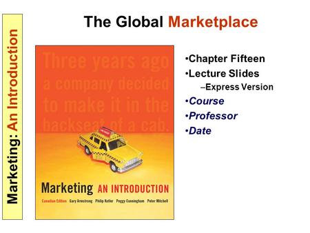 The Global Marketplace