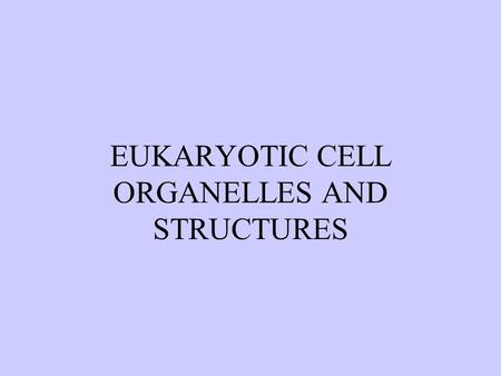 EUKARYOTIC CELL ORGANELLES AND STRUCTURES. Cytoplasm: The cytoplasm is the cellular region between the nuclear membrane and the plasma membrane; It consists.