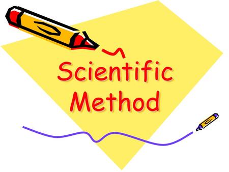 Scientific Method.