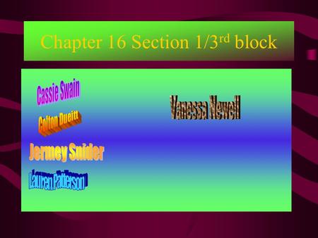 Chapter 16 Section 1/3 rd block Nonaggression Pact The pact was between Stalin and Hitler. Hitler promised him territory so he was not eager to join.